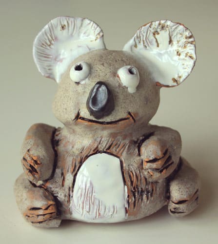 Keramikos figūrėlė koala